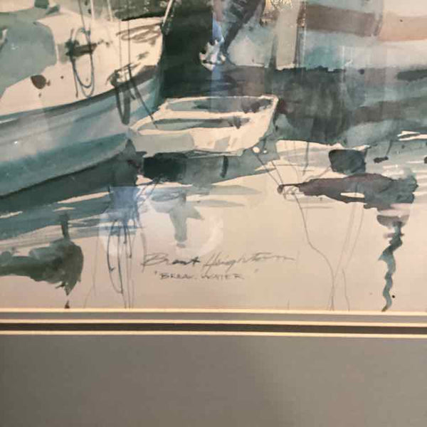 "Breakwater" Watercolor By Brent Heighton