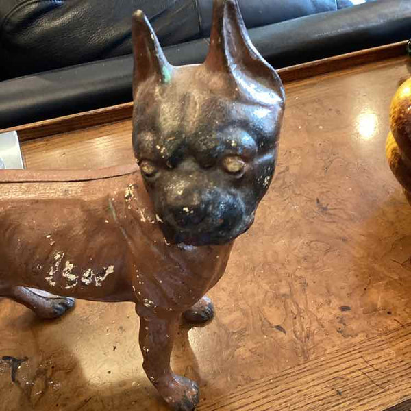 Vintage Dog Door Stop