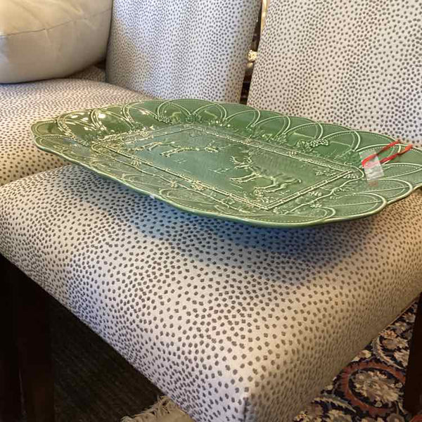 Green Reindeer Platter