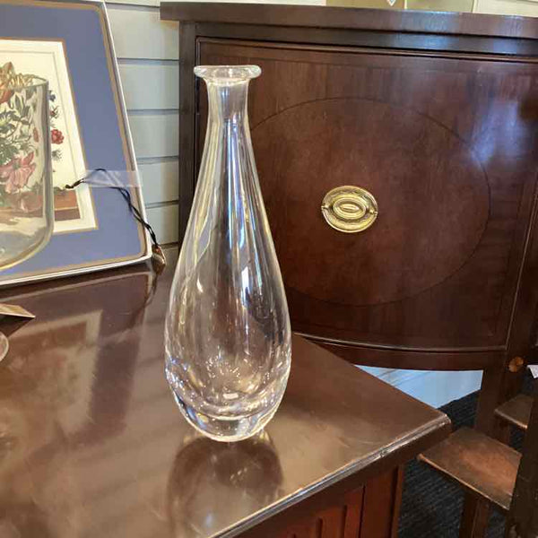 Orrefors Tear Drop Crystal Vase