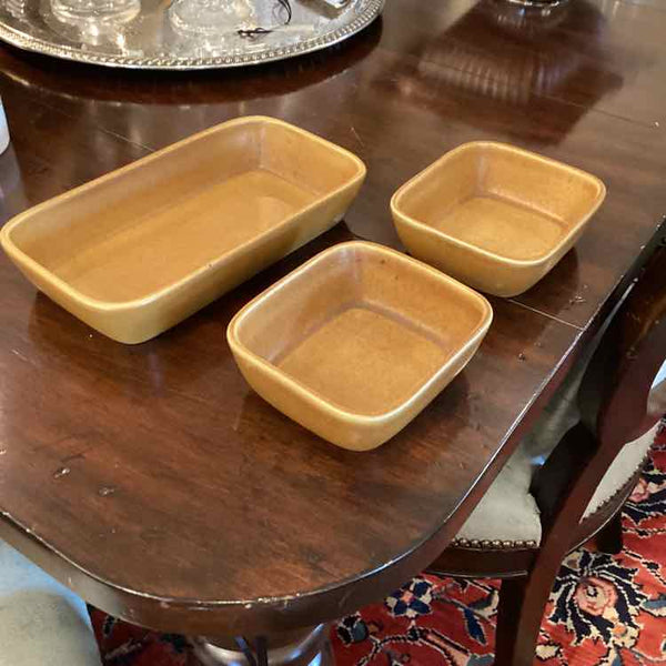 Three Langley Mustard Dishes