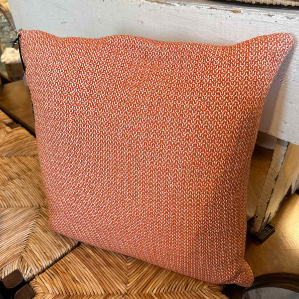 Orange And Cream Down Pillow