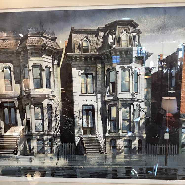 "Two Against The Storm" Lithograph By Robert Addison