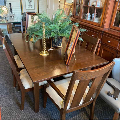 Mission Dining Table and 6 Chairs