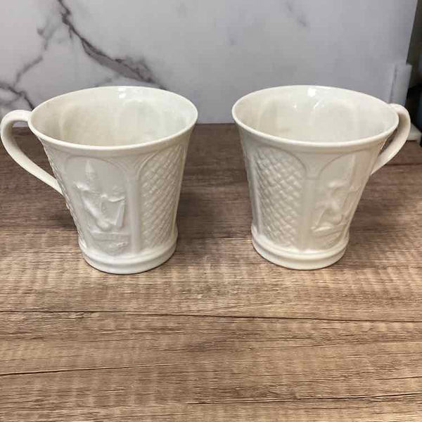 Pair of Belleek Mugs