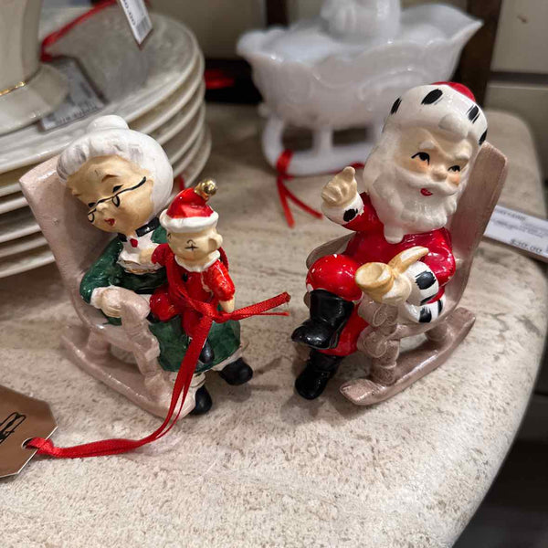 Mr. & Mrs. Claus Salt/Pepper Shakers - Lefton