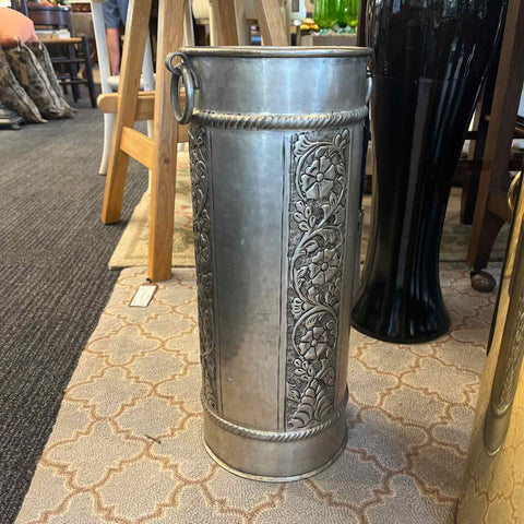Silver Metal Umbrella Stand