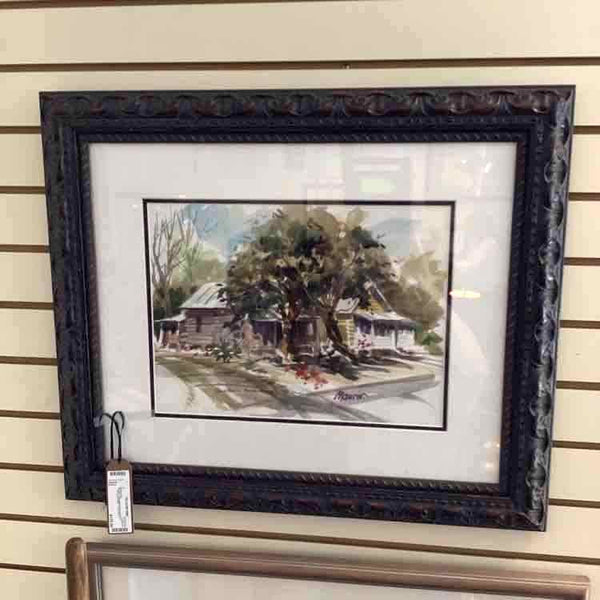 "Downtown Fernandina" Watercolor By William Maurer