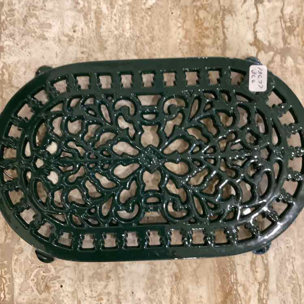Green Metal Trivet