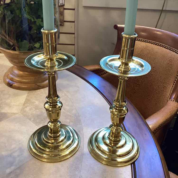 Pair Of Brass Candlesticks