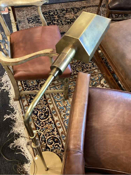 Adjustable Brass Floor Lamp