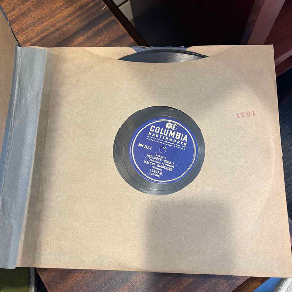 Debussy - Set of 7 Records - 78 RPM