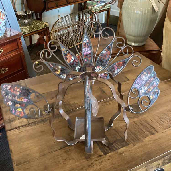 Turkey Stained Glass Candle Holder