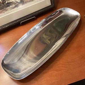 Peacock Silverplate Tray