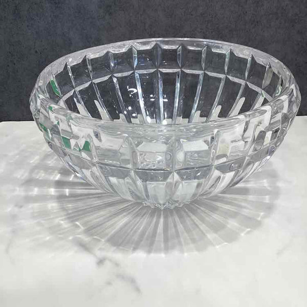 Rd. Ribbed Crystal Bowl
