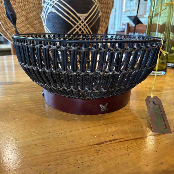 Black Woven Basket