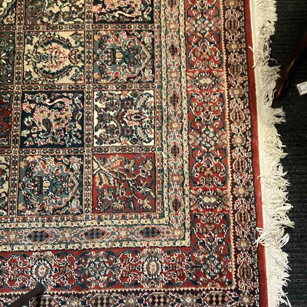 Dunya - Wool Rug - Red Blue
