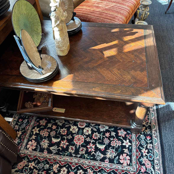 Parquet Top Coffee Table