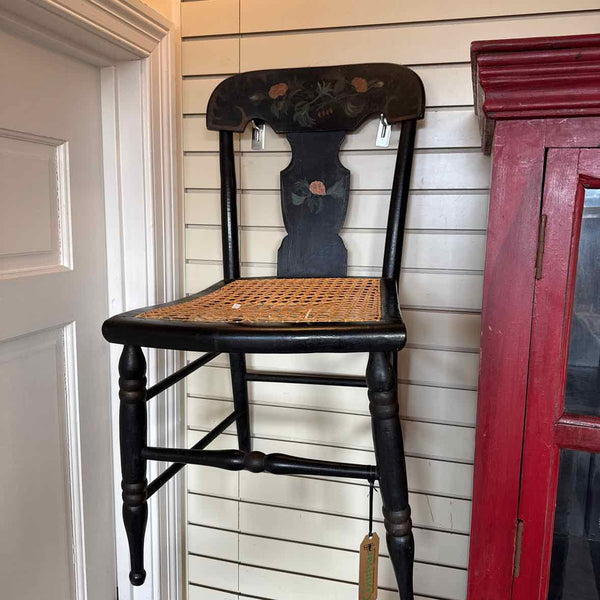 Black Painted Fancy Chair