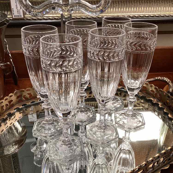 Villeroy & Boch MIss Desiree Fluted Champagne Glasses - Set of 6