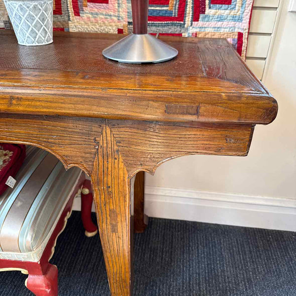 Leather Top Console