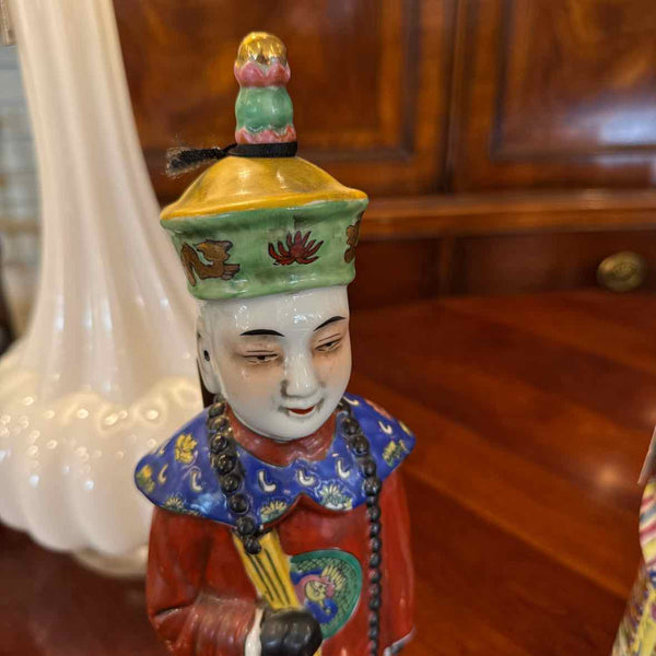 Male Asian With Beads Figurine