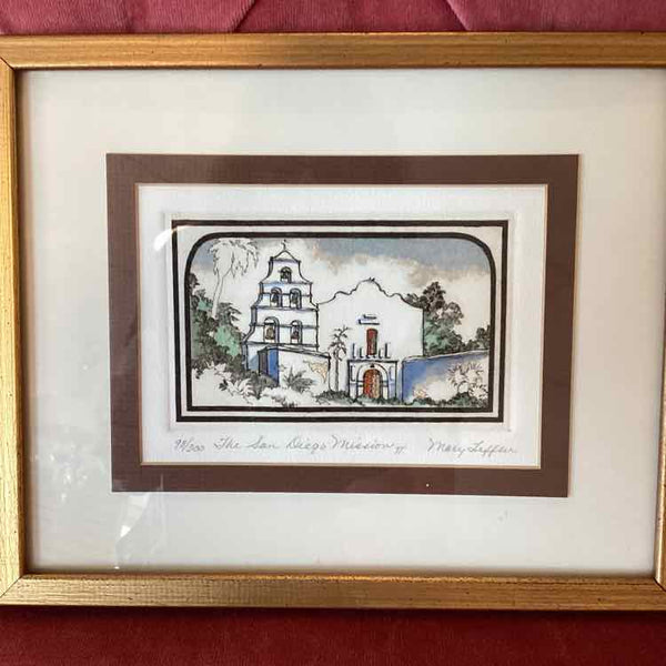 Mission San Diego Art Print