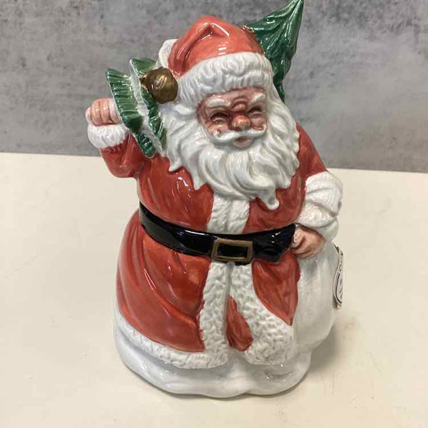 German Santa Candy Jar (Ominous by Fitz & Floyd)