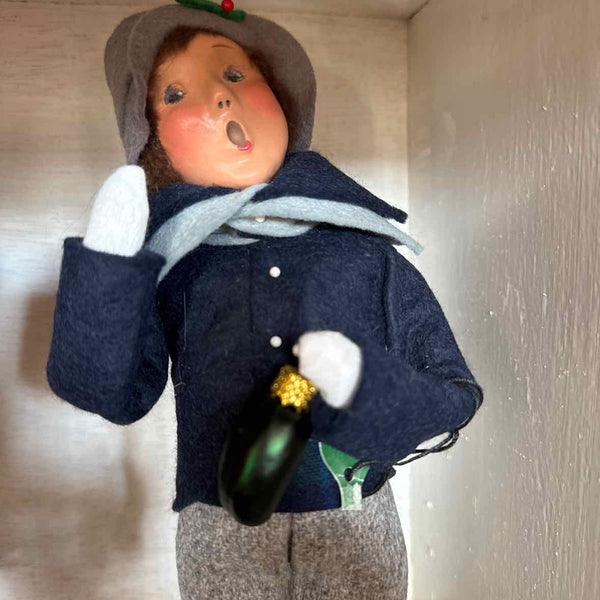 Byers' Choice Boy With Pickle