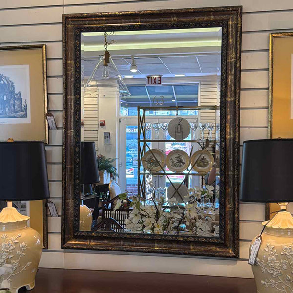 Antique Gold Beveled Mirror