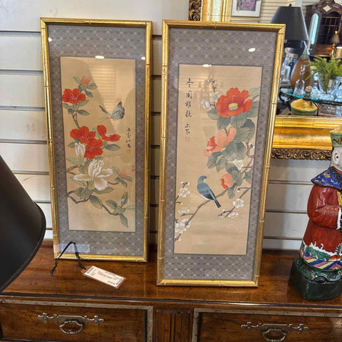 "As Is" Pair Of Asian Prints