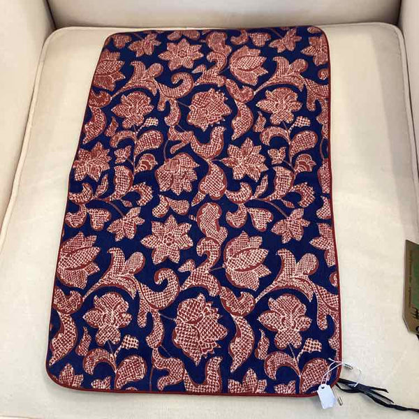 John Robshaw Red And Navy Pillow Cover