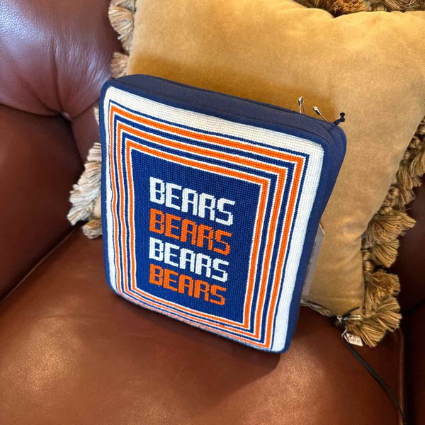 Bears Needlepoint Pillow
