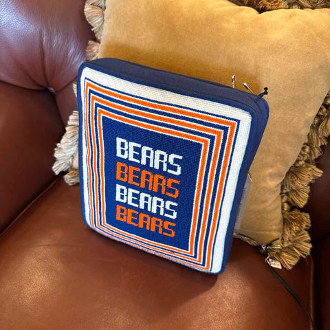 Bears Needlepoint Pillow