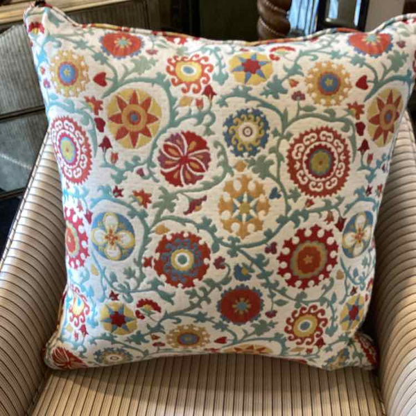 Multi-Colored Down Pillows