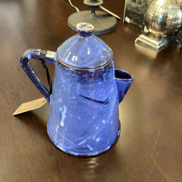 Blue Terra Cotta Tea Pot
