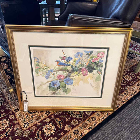 Bird Signed Watercolor