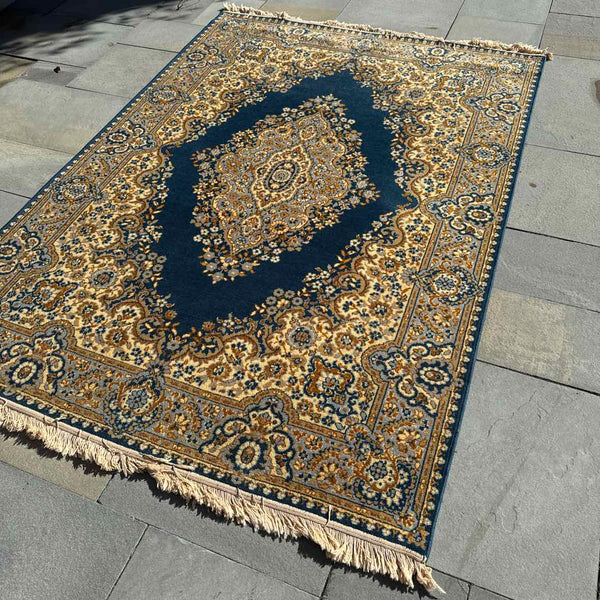 Blue/Gold/Cream Rug