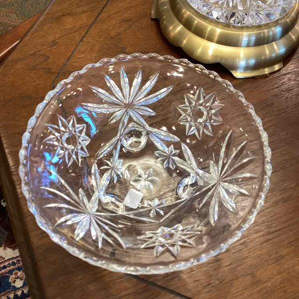 Footed Glass Bowl