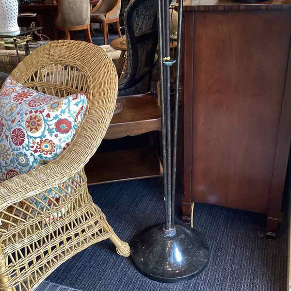 Torchiere Lamp with Mosaic Shade