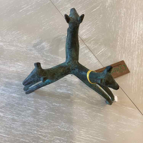 Mid Century Modern Cast Bronze Deer