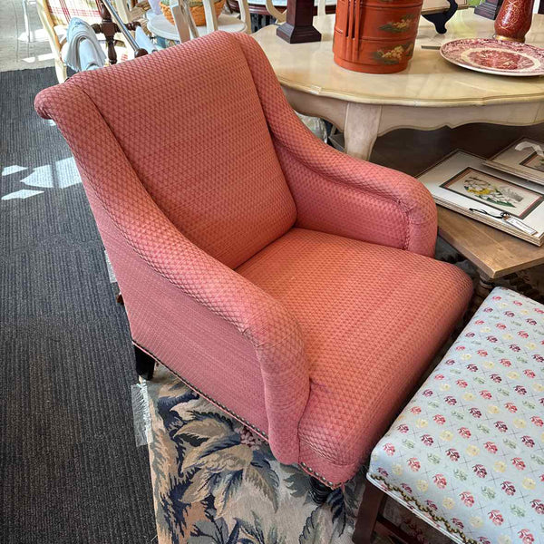 Gold/Williams Arm Chair - Cranberry
