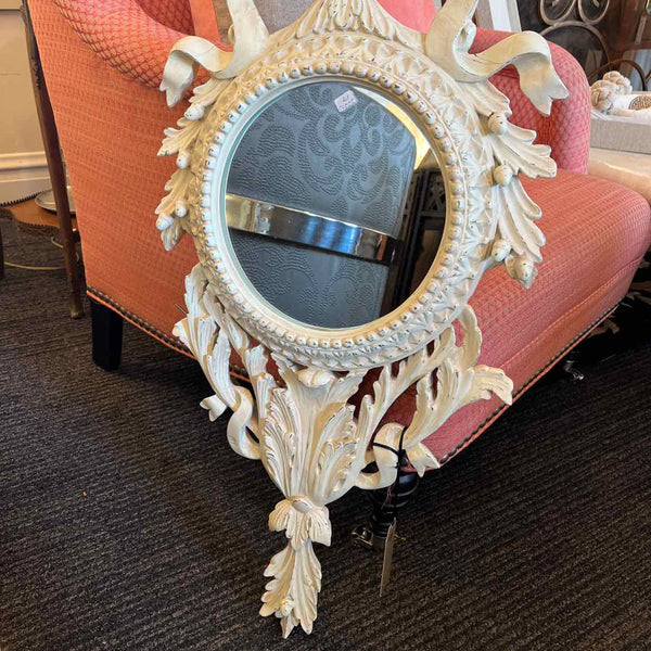 Ivory  Ribbon Mirror