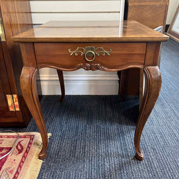 Baker Burled Side Table