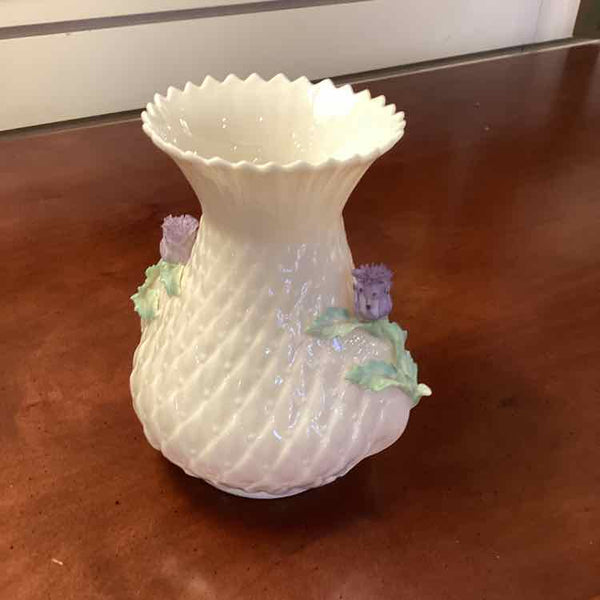 Belleek Rosebud Vase