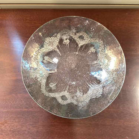 Mid Cent Sterling Overlay Bowl - Dorothy Thorpe