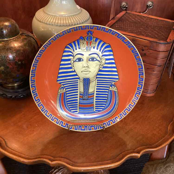 Tut-ankh-amun Egyptian King  Display Plate
