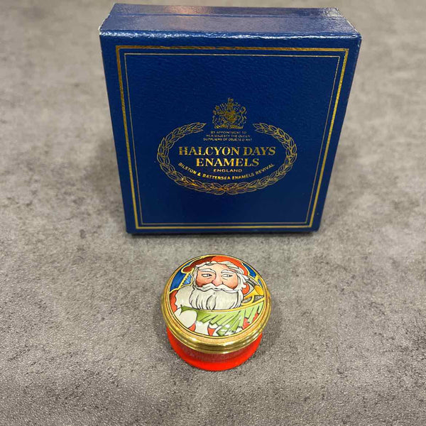 Halcyon Enamel Christmas Box