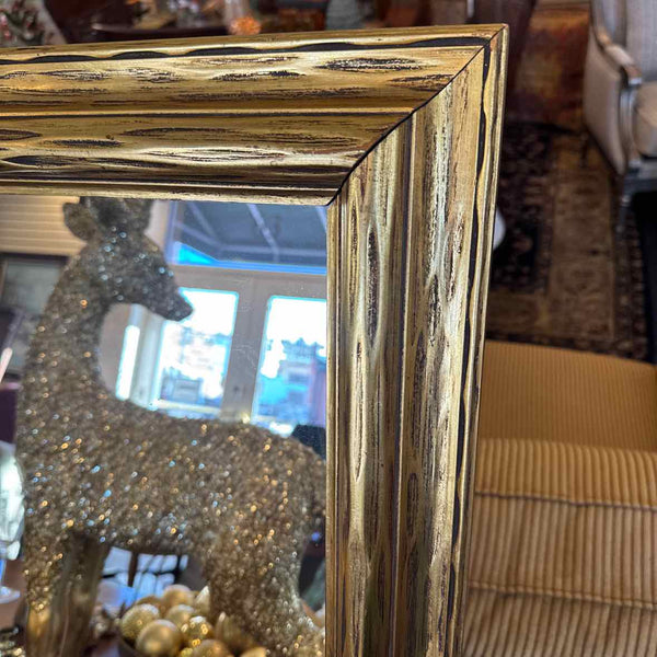 Gold "Rustic Look" Mirror