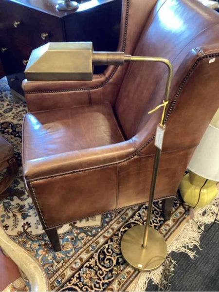 Adjustable Brass Floor Lamp